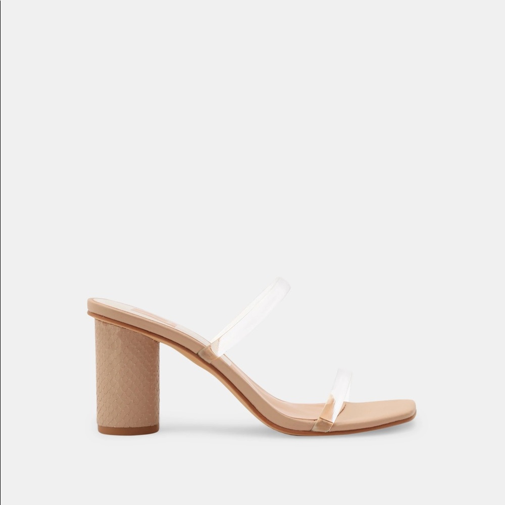NWOT dolce vita clear heels